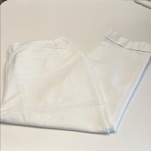 Chico's Crisp White Crop Pants